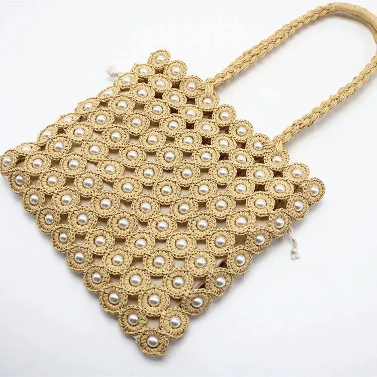 Woven Handbags Pearl Handbag Angel Wishes